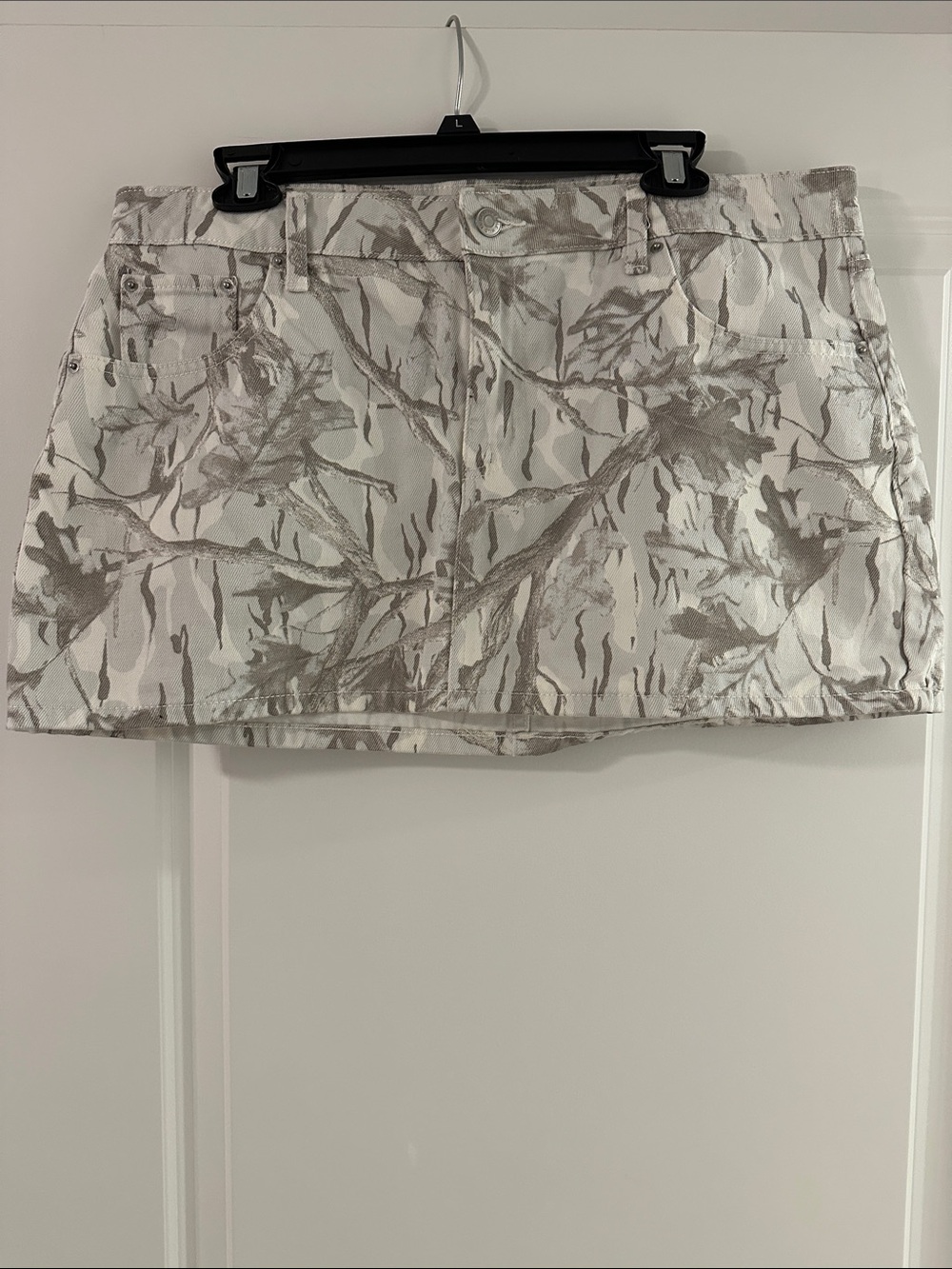Wild Fable - Camo Denim Mini Skirt